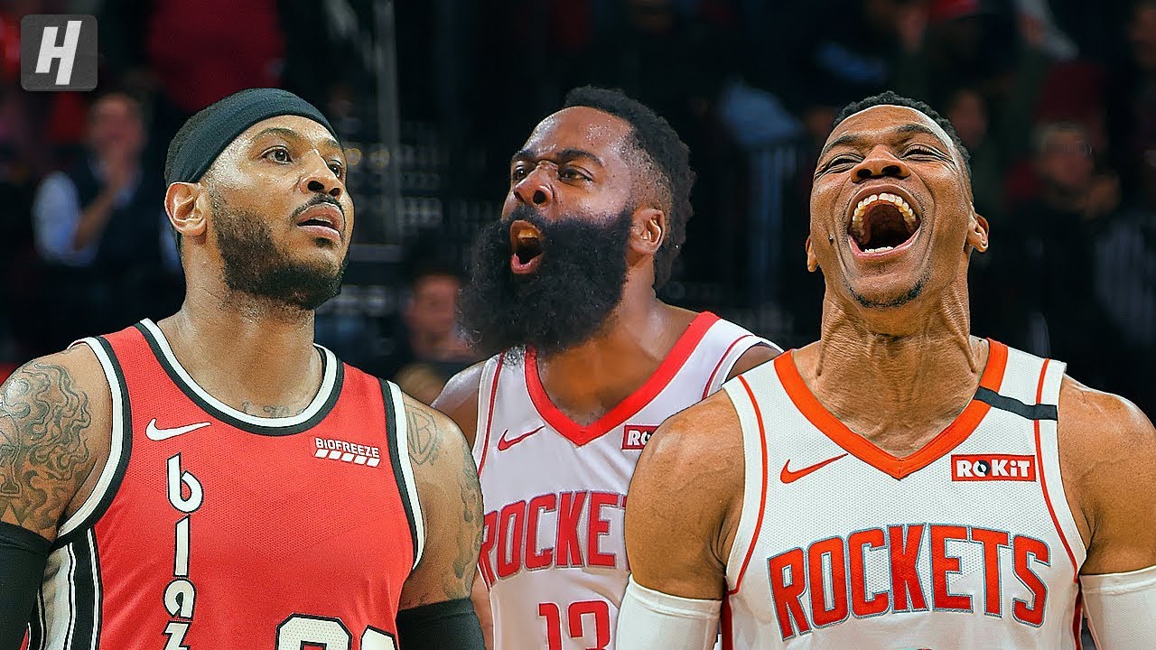 Portland Trail Blazers Vs Houston Rockets Full Highlights January 15 2020 2019 20 Nba Season Youtube