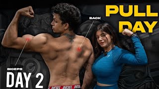 DAY 2 | PULL DAY WORKOUT | Back, Biceps, Traps