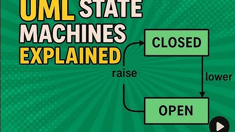 UML State Machines Explained with Gate Control Example | Software Engineering Tutorial Part 2