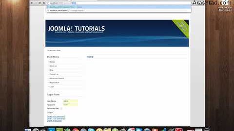 Lesson 13 - How to install Modules on Joomla!