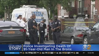 NYPD: 91-Year-Old Man Found Dead In Bronx
