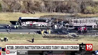 NTSB releases report from Tusky Valley bus crash that killed 6 people