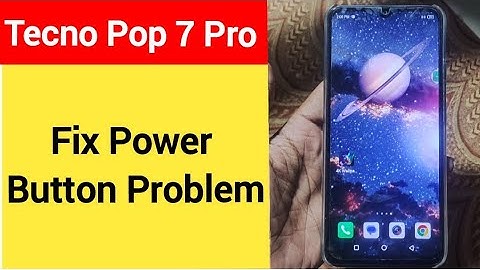 How to fix power button problem Tecno Pop 7 Pro, how to fix auto restart problem