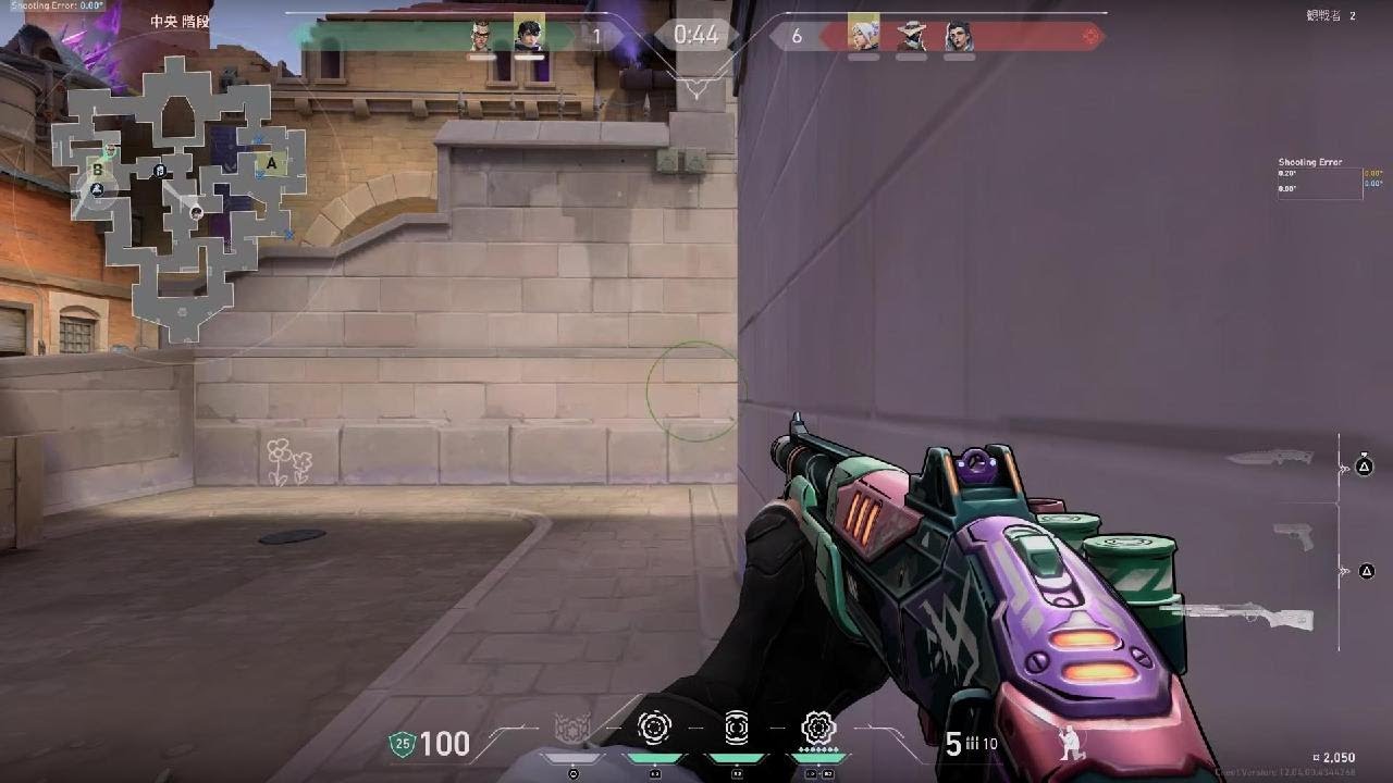 VALORANT_全弾ヘッショの綺麗なACE