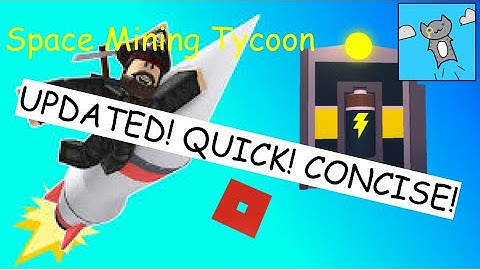 How To Get The Battery (Updated, Short, and Helpful!) Space Mining Tycoon Roblox