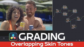 Grading Overlapping Skin Tones in Resolve 20