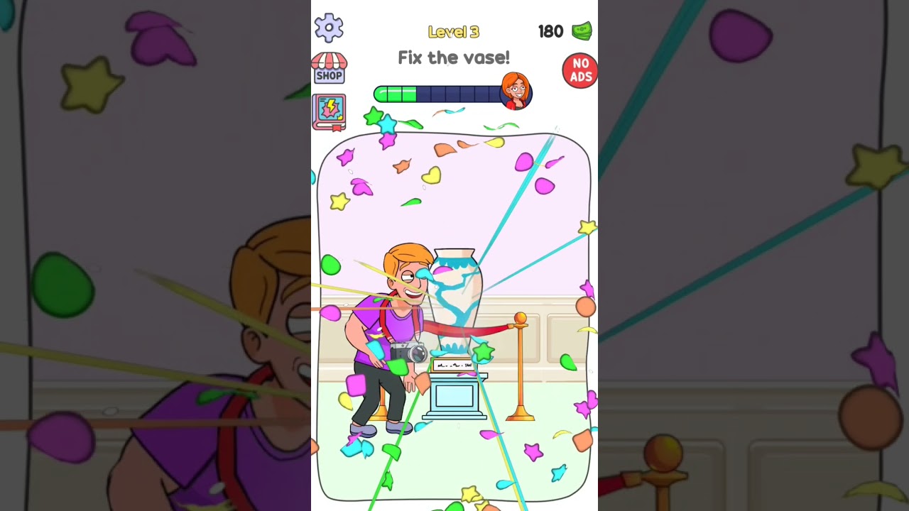 Hide My Proof - Level 3: Fix The Vase! Walkthrough