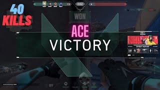 First time aku main VALORANT dapat 40kills ACE !!