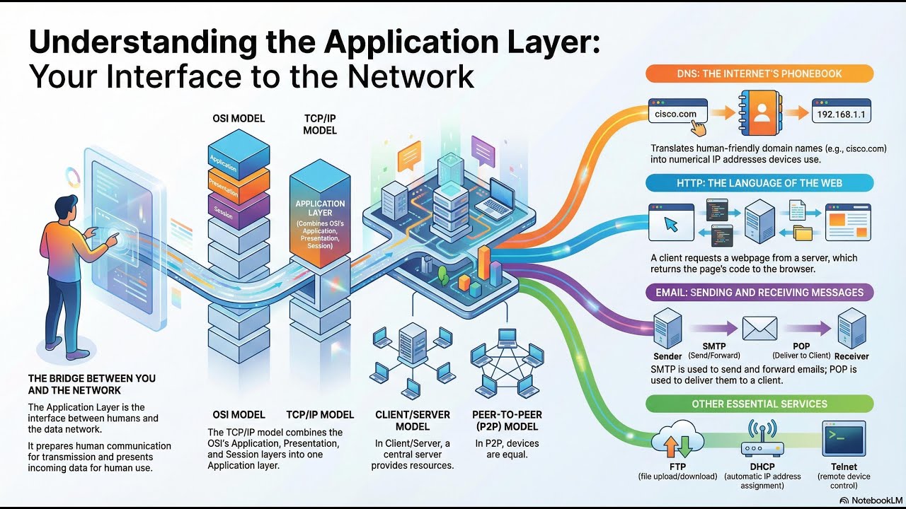 Application Layer Basics | CCNA Networking #ApplicationLayer # ...