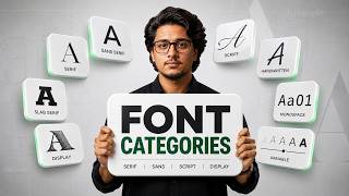 What Are Font Categories | Serif, Sans Serif, Script & More | Typography Class 2