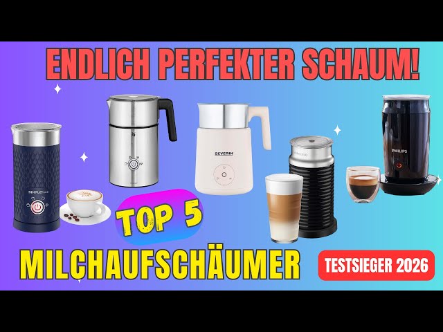 TOP 5 Milchaufschäumer Test ☕ Bester elektrischer Milchaufschäumer für Cappuccino & Heiße Schokolade