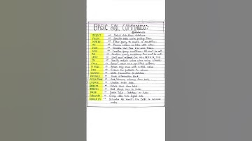 Thumbnail of Basic SQL commands #viral #youtubeshorts #study #shorts