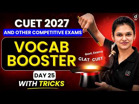 CUET 2027 | Vocab Booster Series Day 25 | By Kusum Goyal Mam