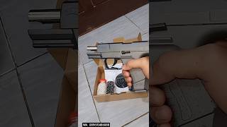ORDERAN KE PULAU JAWA WALTHER P99 METAL FULL UPGRADE SUPORT PELURU BESI BAJA SILVER 6MM 🗿