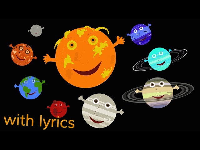 The Solar System Song (with lyrics) class=