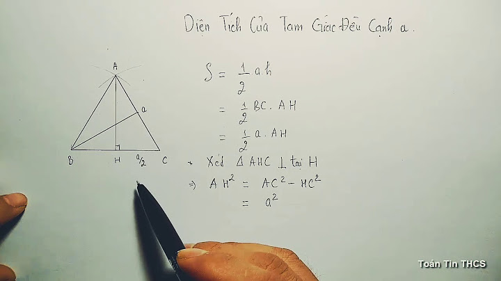 Các công thức toán hình học về tam giác đều