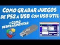 COMO GRABAR JUEGOS DE PS2 A USB + COMO DESFRAGMENTAR