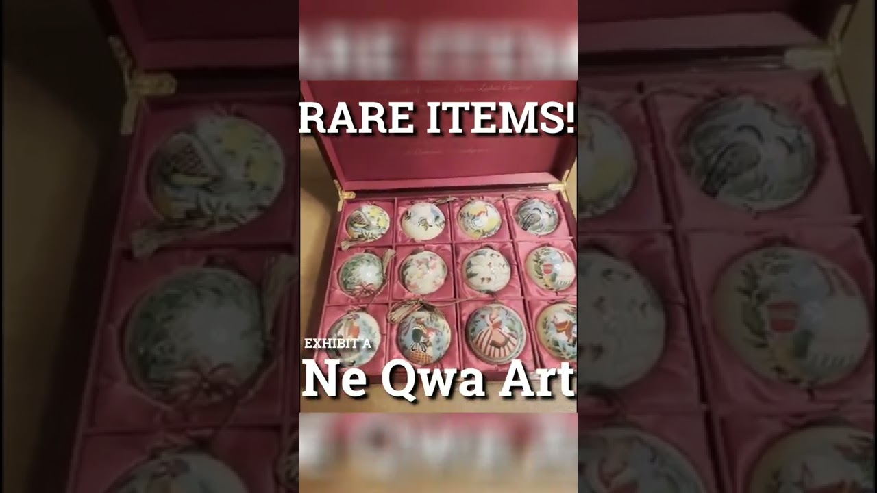 Ne Qwa Art 12 Days Of Christmas Ornaments.