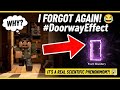 Minecraft: Why You Instantly Forget Entering A Room! (The Doorway Effect) 😂🤯 #minecraftexplained