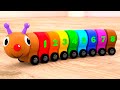 Учим цифры с Разноцветной Гусеницей | Видео для детей | Тино — Игрушки для детей