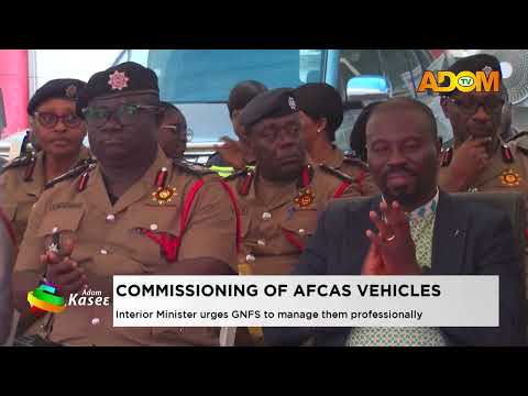 Commissioning of AFCAS: Vehicles Interior Minister urges GNFS to manage them professionally - News