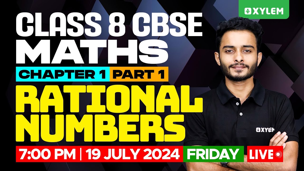 Class 8 CBSE Mathematics | Chapter 1 - Rational Numbers - Part 1 ...