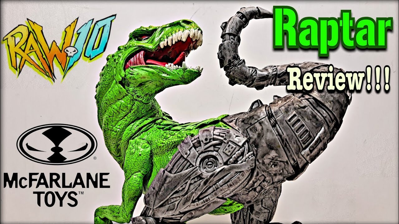 McFarlane Toys Raw10 Raptar Cybernetic Dinosaur Raptor Dino Raw 10 Velociraptor for sale online 