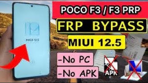 Poco F3 GT FRP Bypass 2022 New Trick unlock google account lock without Pc new security No APK Insta