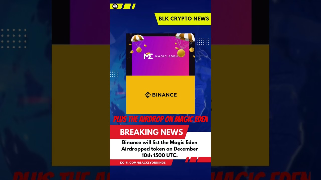 Crypto BREAKING NEWS Update – Binance to List Magic Eden token #news #solana #money #airdrop #free