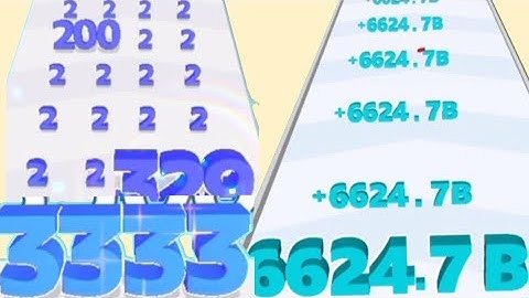Lets Play 9 Minutes Satisfying Mobile Math Games - Number Master Vs Number Shooting Run
