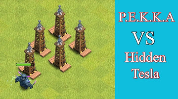 Every Level P.E.K.K.A VS Every Level Hidden Tesla | Clash of Clans