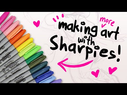 colorful sharpie doodles easy