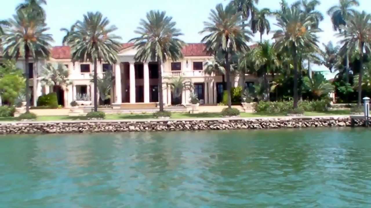 boat tour of celebrity homes miami