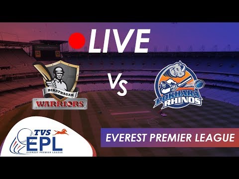 Live Cricket!! TVS EPL - Biratnagar Warriors VS Pokhara Rhinos | Match 6