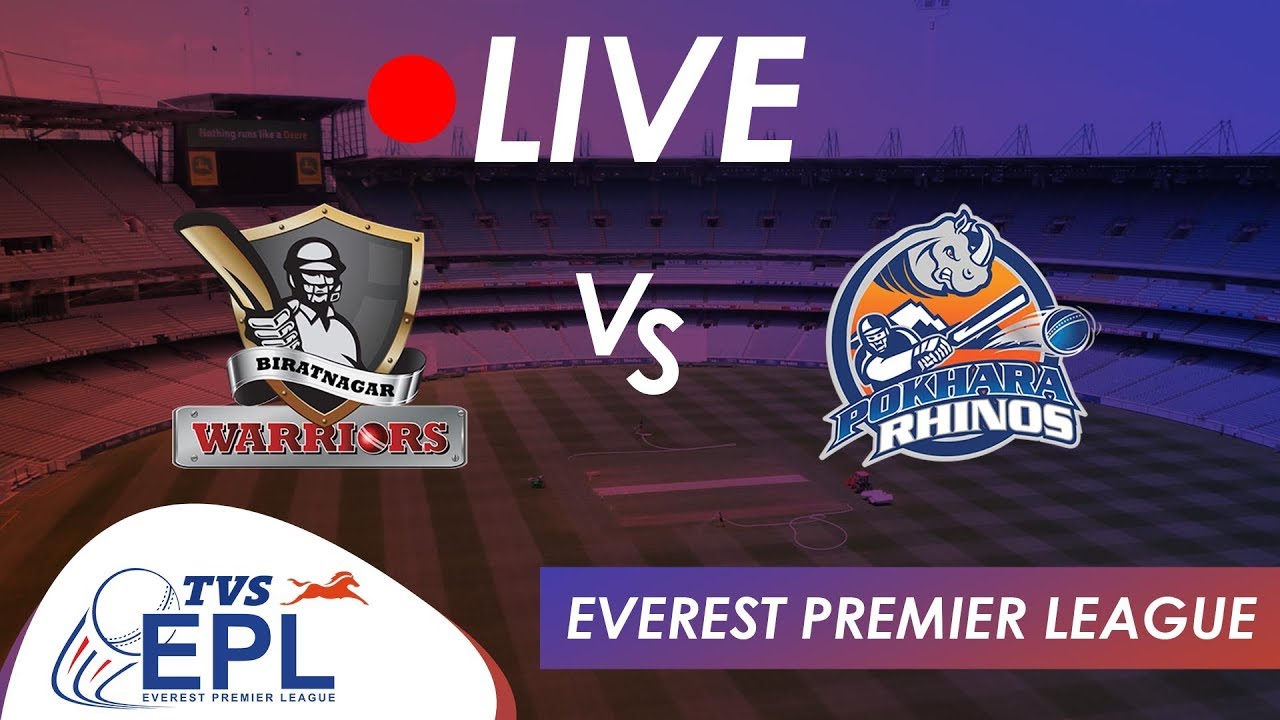 Live Cricket!! TVS EPL - Biratnagar Warriors VS Pokhara Rhinos | Match 6