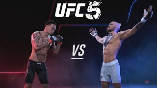 Prime Max Holloway vs Prime Conor McGregor - CPU vs CPU - UFC 5