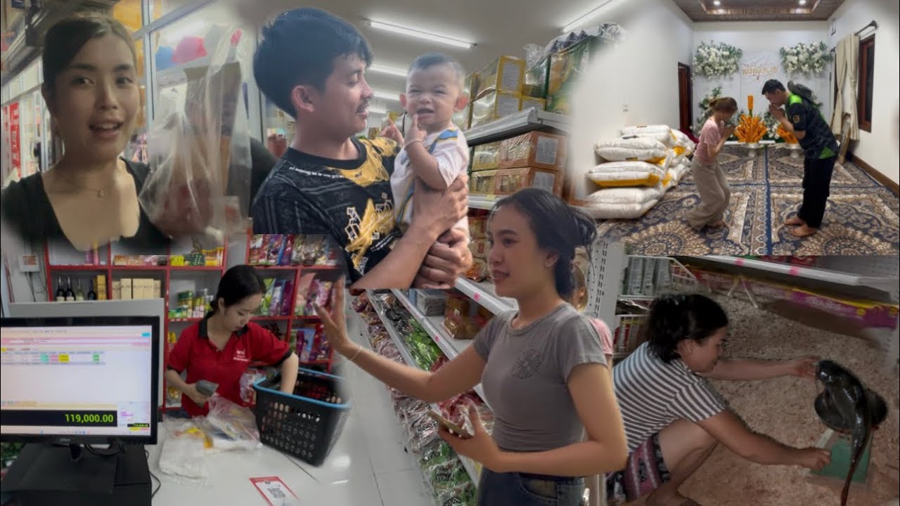 มินิมาร์ทเปิดใหม่￼ที่ใหญ่ที่สุดในเมืองล้องชาน￼มีของเกือบครบทุกอย่าง มาอบอุ่นเจ้าบ่าวเจ้าสาวป้ายแดง