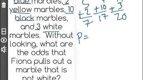 [7.SP.5-1.0] Intro to Probability - Common Core Standard