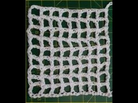 Easy Filet Mesh Stitch