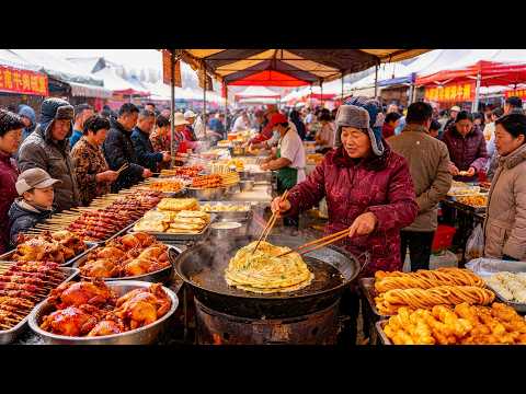 How Do Chinese People Stay Warm at -30°C? A Food Tour Through a Winter Market