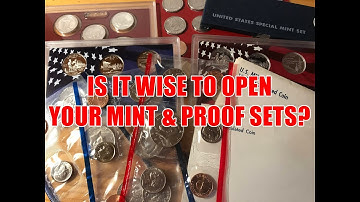 WOULD YOU MAKE MONEY IF YOU BROKE OPEN US MINT & PROOF SETS??  PROS & CONS COMPARISON