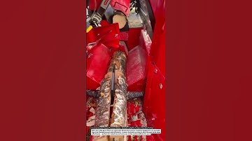 Amazing Automatic Firewood Processor Machine – Hydraulic Log Splitter for Heavy-Duty Wood Cutting.