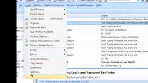 Outlook 2007 how to change your SMTP port 25