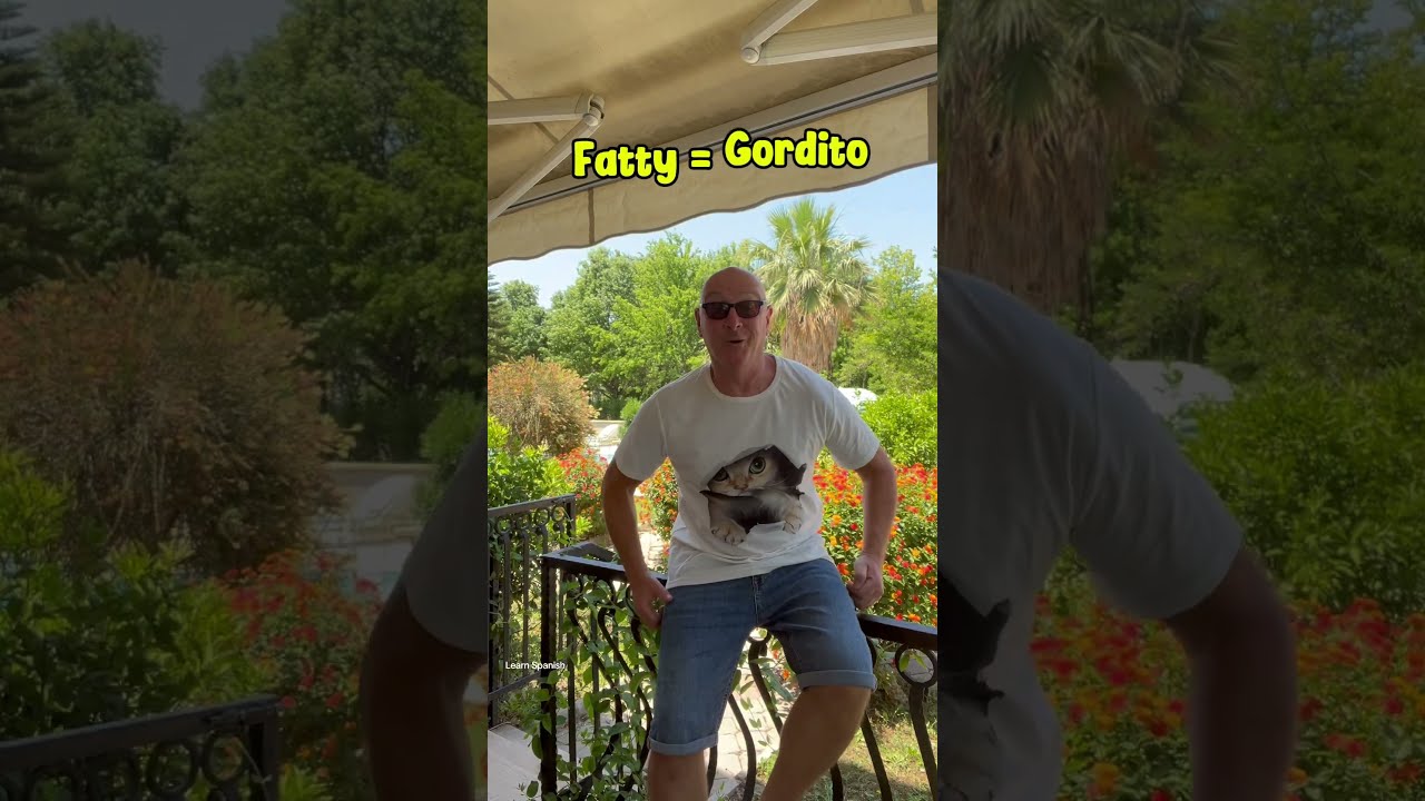 Learn Spanish Shorts FATTY In Youtubeshorts Lessons