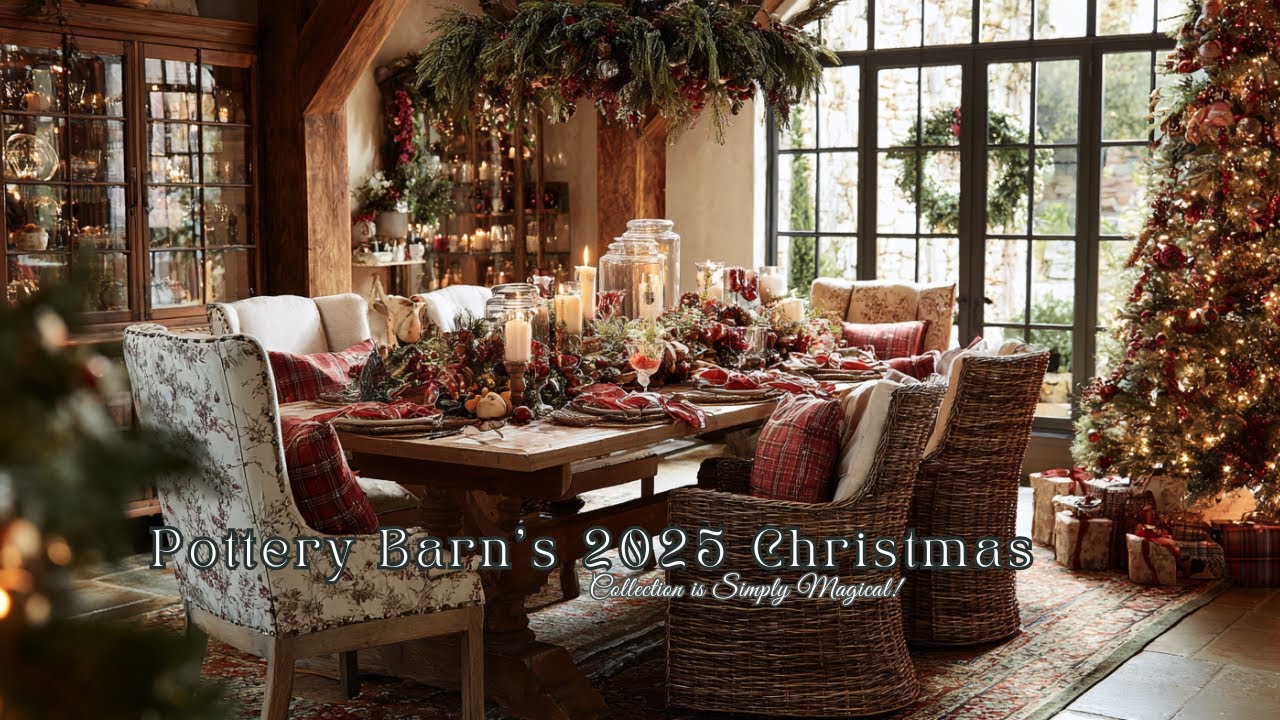 🎄Рождественская коллекция Pottery Barn 2025 года просто волшебная!