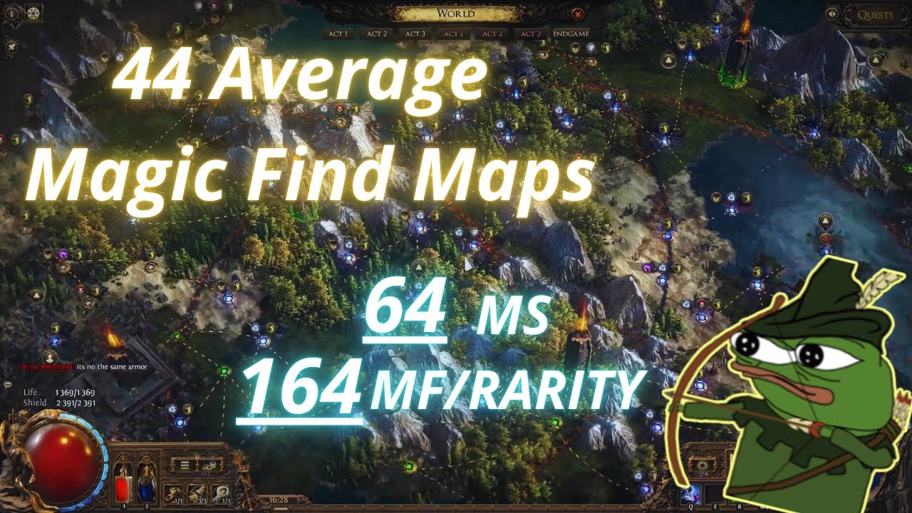 [PoE 2] [Dawn of the Hunt] - Magic Finding 44 Average Rarity Maps + How ...