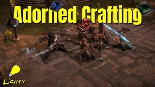 Crafting Adorned Jewels with Vivid Cards & Black Morrigan ▬ Path of Exile 3.24