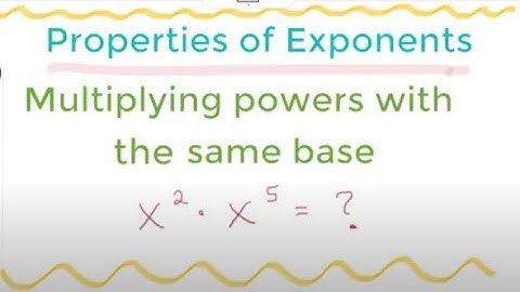 Multiplying Powers with the Same Base Lesson Video Part 1 (8th grade)