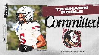LIVE: 4-star S Ta'Shawn Poole Commits to FSU | No. 85 Player Overall