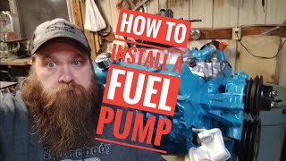 How to, Small block Chevy fuel pump installation tips and tricks.